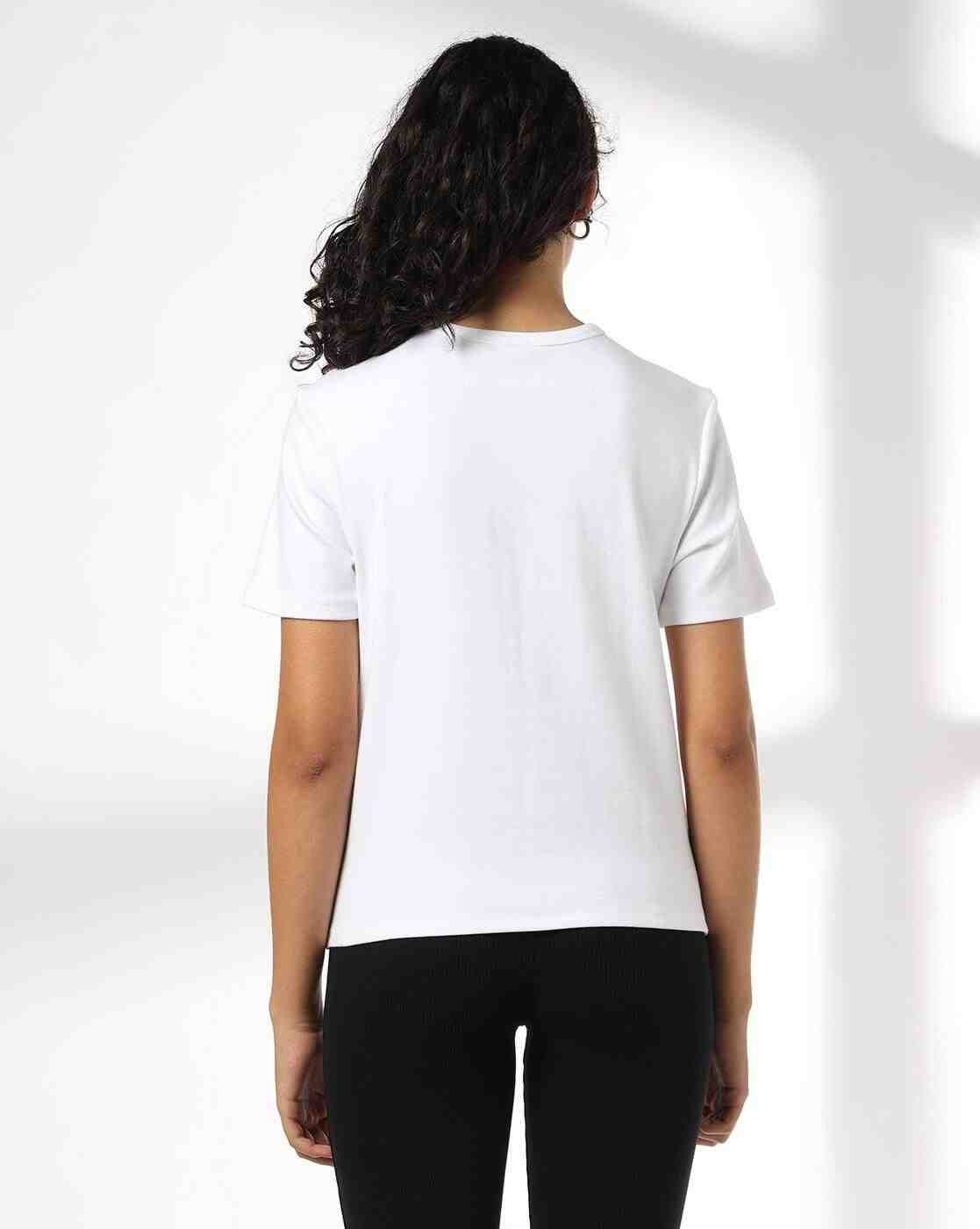 RIO BASIC | Women Regular Fit Crew-Neck T-Shirt|2