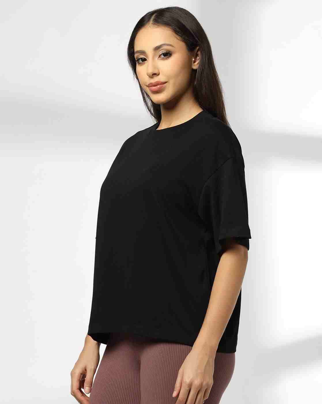 RIO BASIC | Women Boxy Fit Crew-Neck T-Shirt|1
