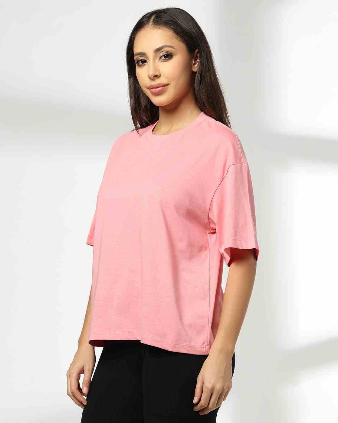 RIO BASIC | Women Boxy Fit Crew-Neck T-Shirt|1