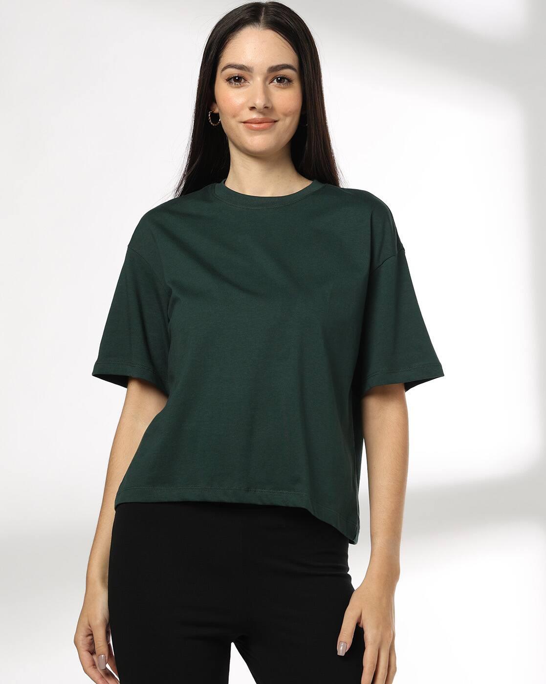 RIO BASIC | Women Boxy Fit Round-Neck T-Shirt|0