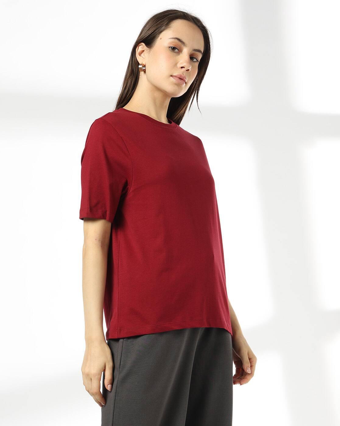 RIO BASIC | Women Relaxed Fit Crew-Neck T-Shirt|1