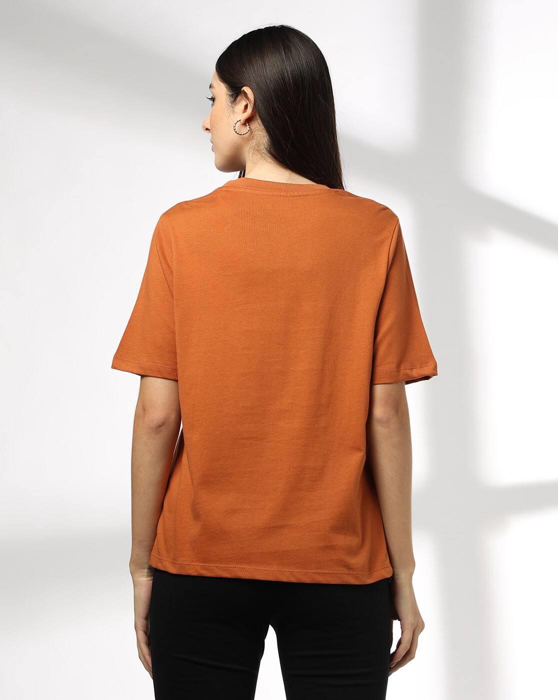 RIO BASIC | Women Regular Fit Crew-Neck T-Shirt|2