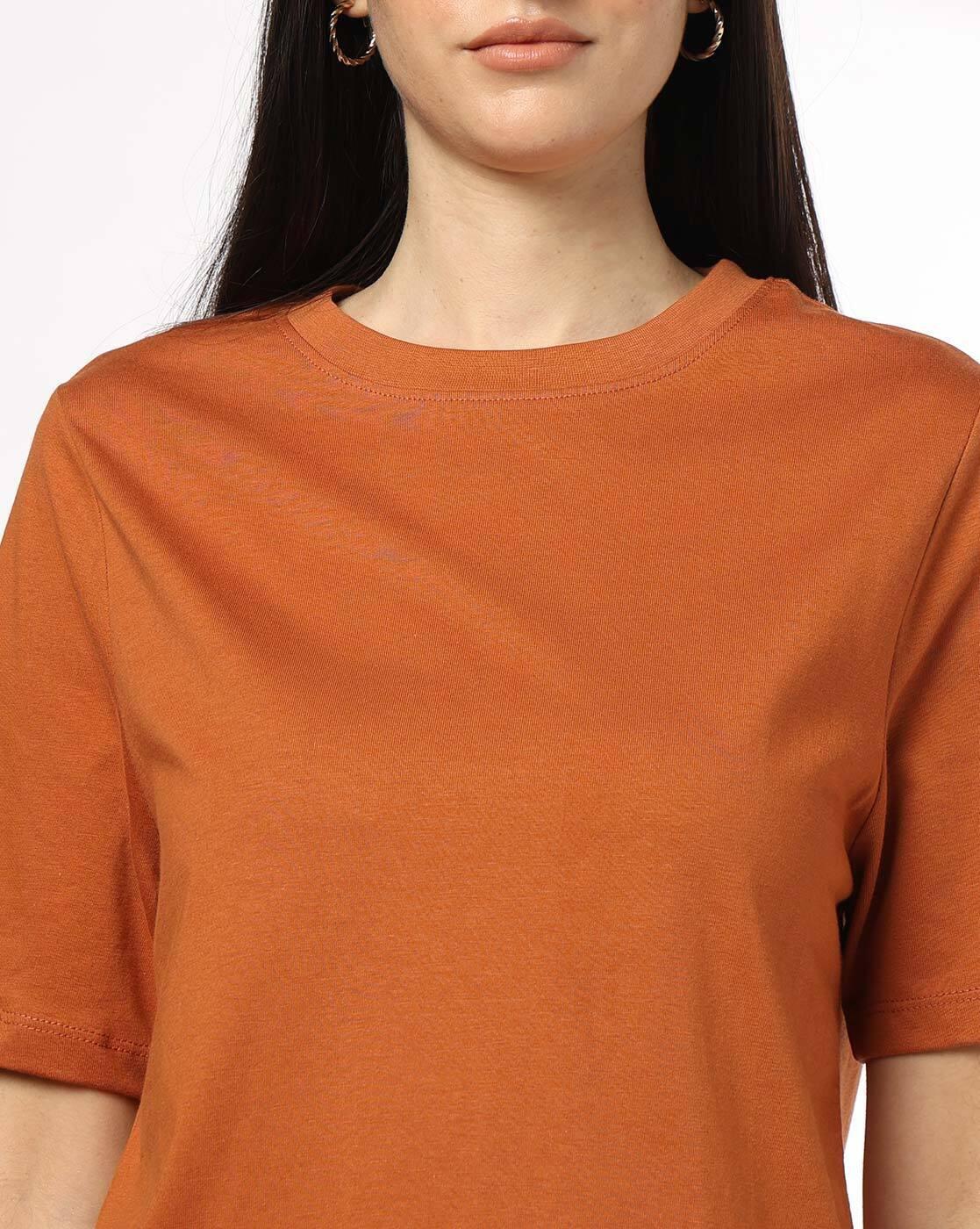 RIO BASIC | Women Regular Fit Crew-Neck T-Shirt|3