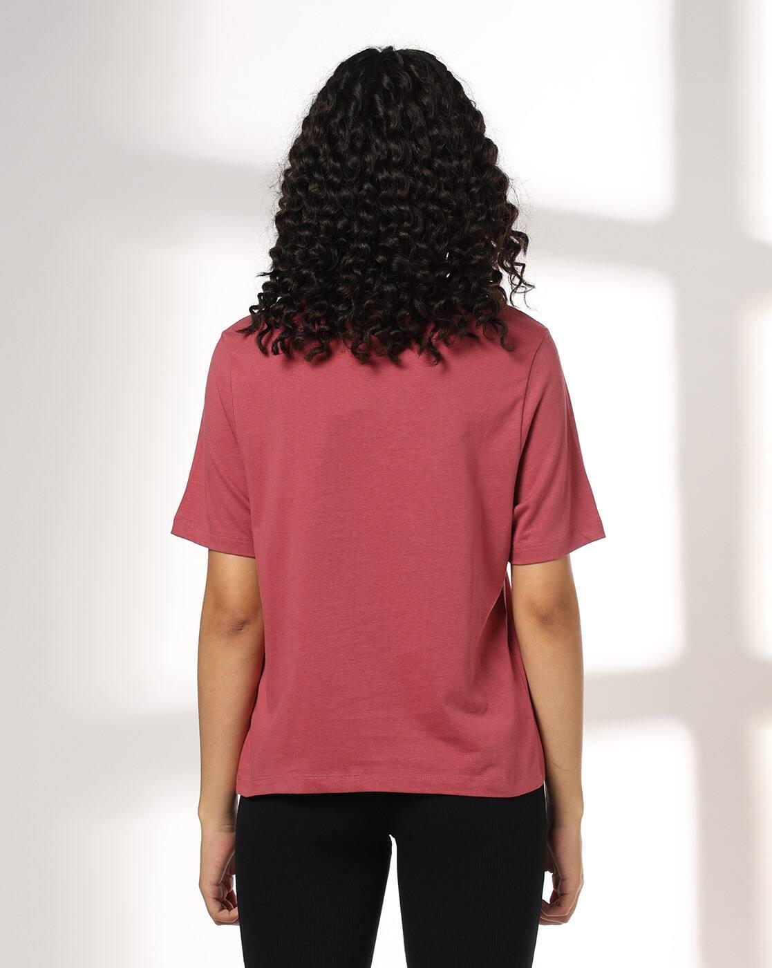 RIO BASIC | Relaxed fit tshirt tulip, dark pink, xxl|2