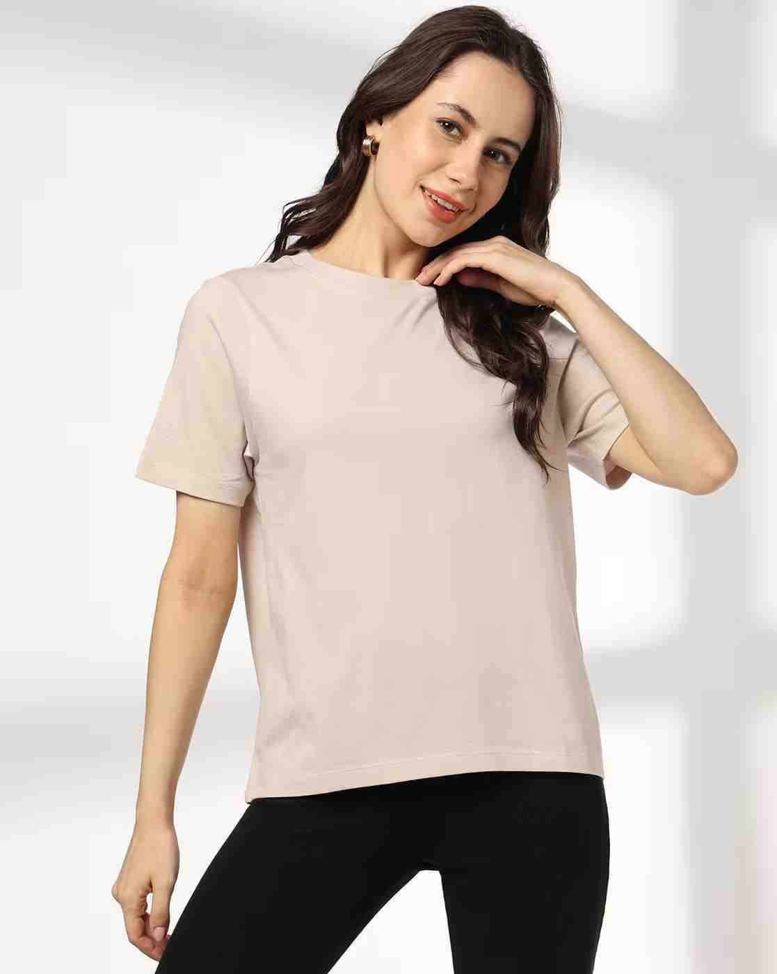 RIO BASIC | Women Relaxed Fit Crew-Neck T-Shirt|0