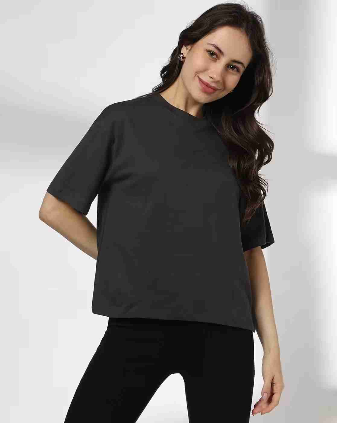 RIO BASIC | Women Boxy Fit Crew-Neck T-Shirt|0