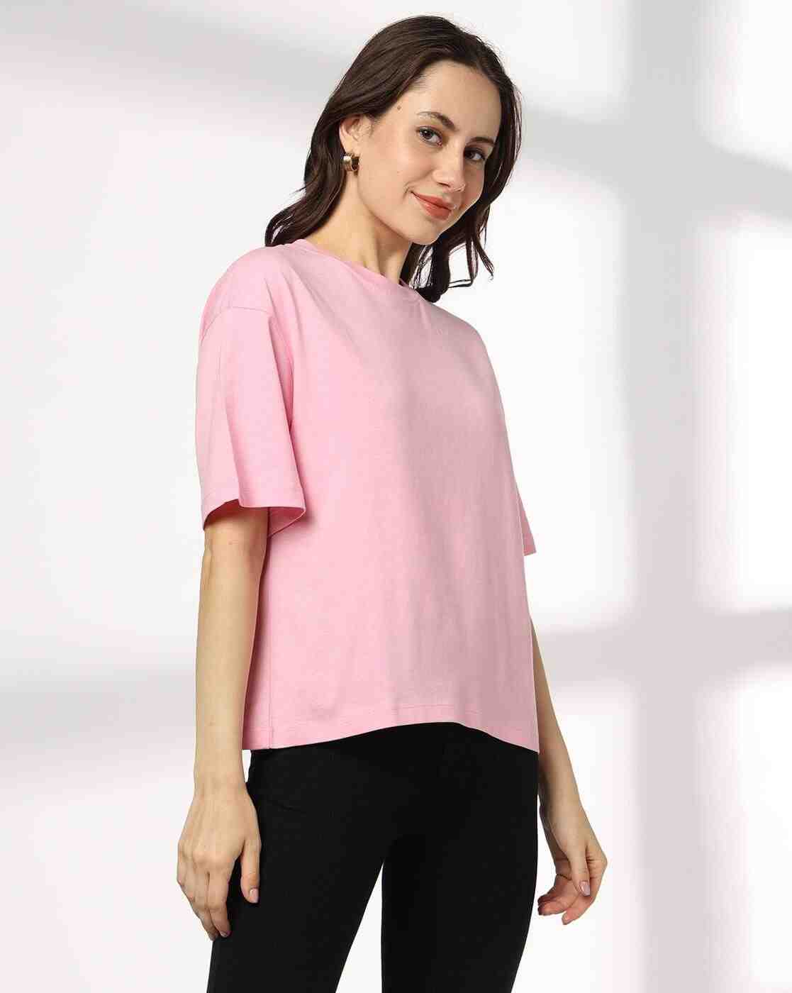 RIO BASIC | Women Boxy Fit Crew-Neck T-Shirt|1