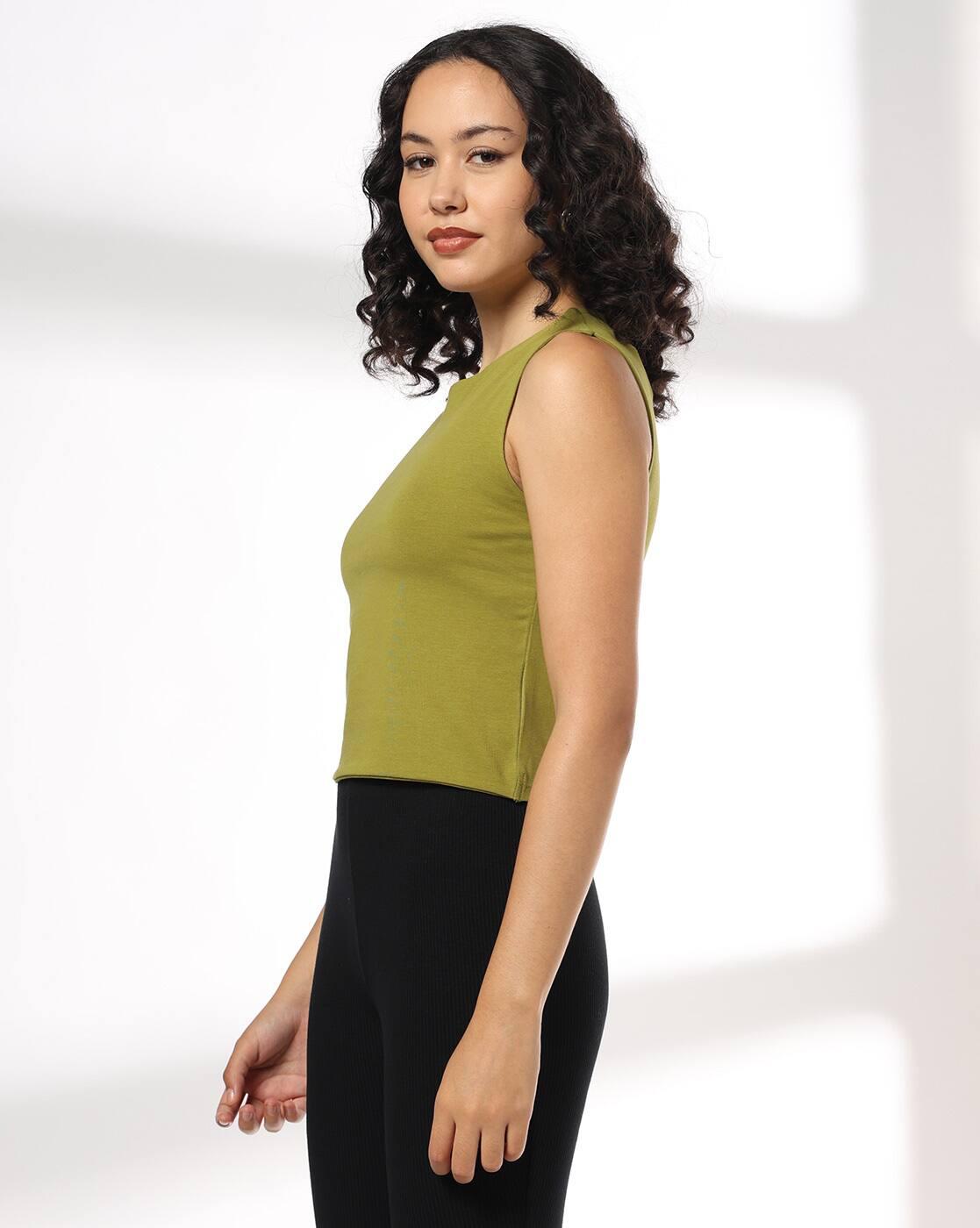 RIO BASIC | Double layered tank top, lt. green, m|1