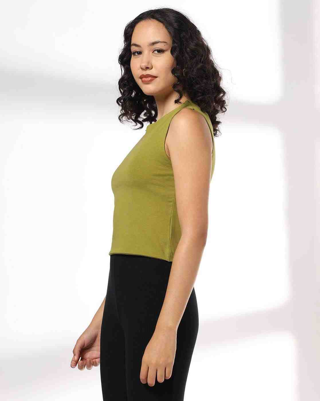 RIO BASIC | Women Double Layered Regular Fit Crew-Neck T-Shirt|1