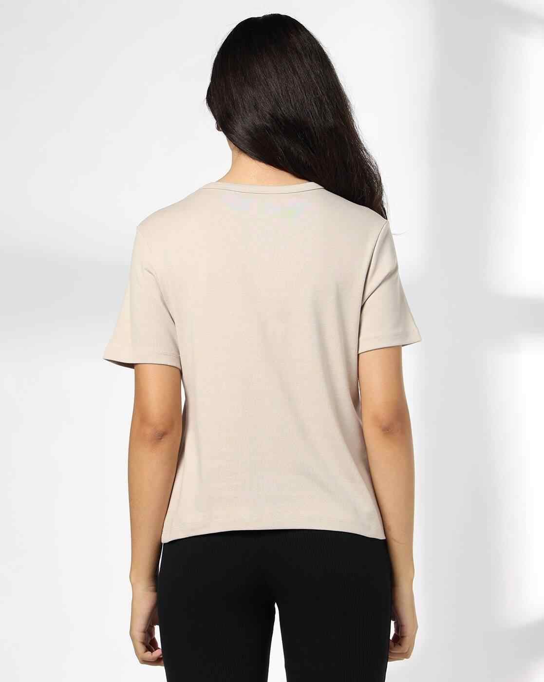 RIO BASIC | Women Interlock Regular Fit Crew-Neck T-Shirt|2
