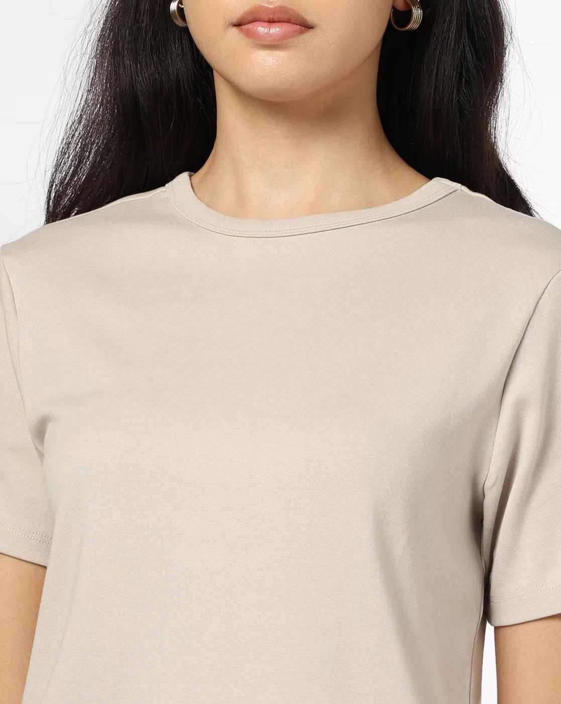 RIO BASIC | Women Interlock Regular Fit Crew-Neck T-Shirt|3