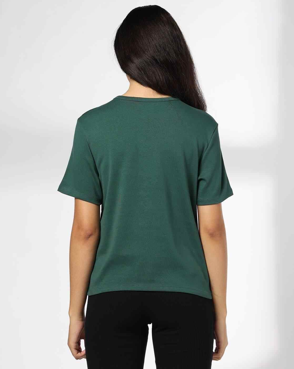 RIO BASIC | Women Interlock Regular Fit Crew-Neck T-Shirt|2