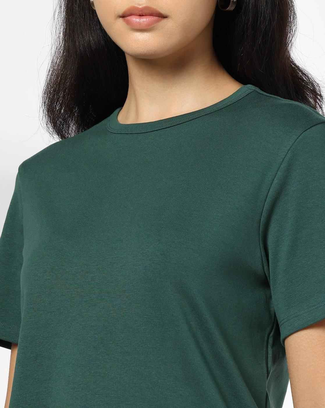 RIO BASIC | Women Interlock Regular Fit Crew-Neck T-Shirt|3