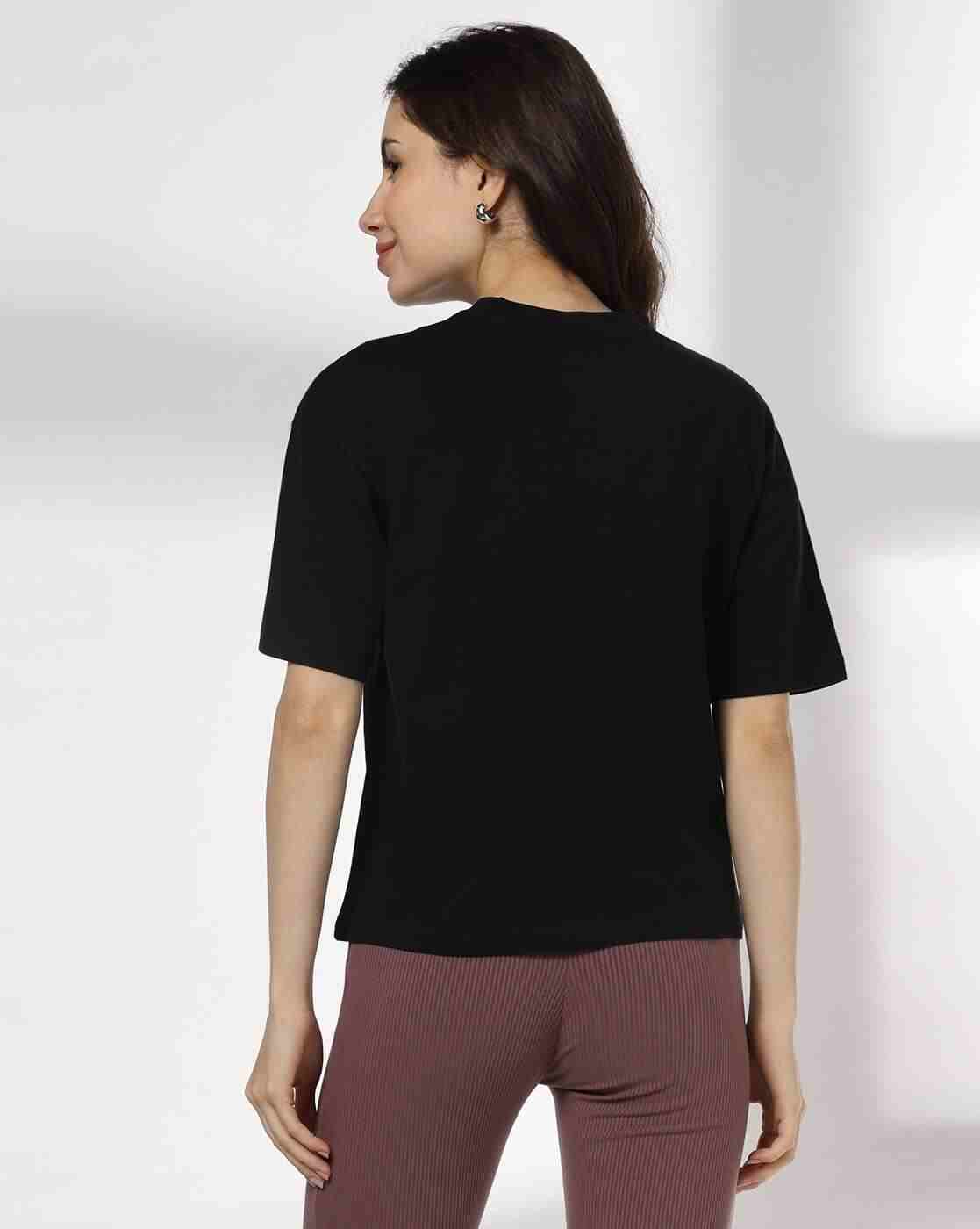 RIO BASIC | Women Boxy Fit Crew-Neck Cotton T-Shirt|2