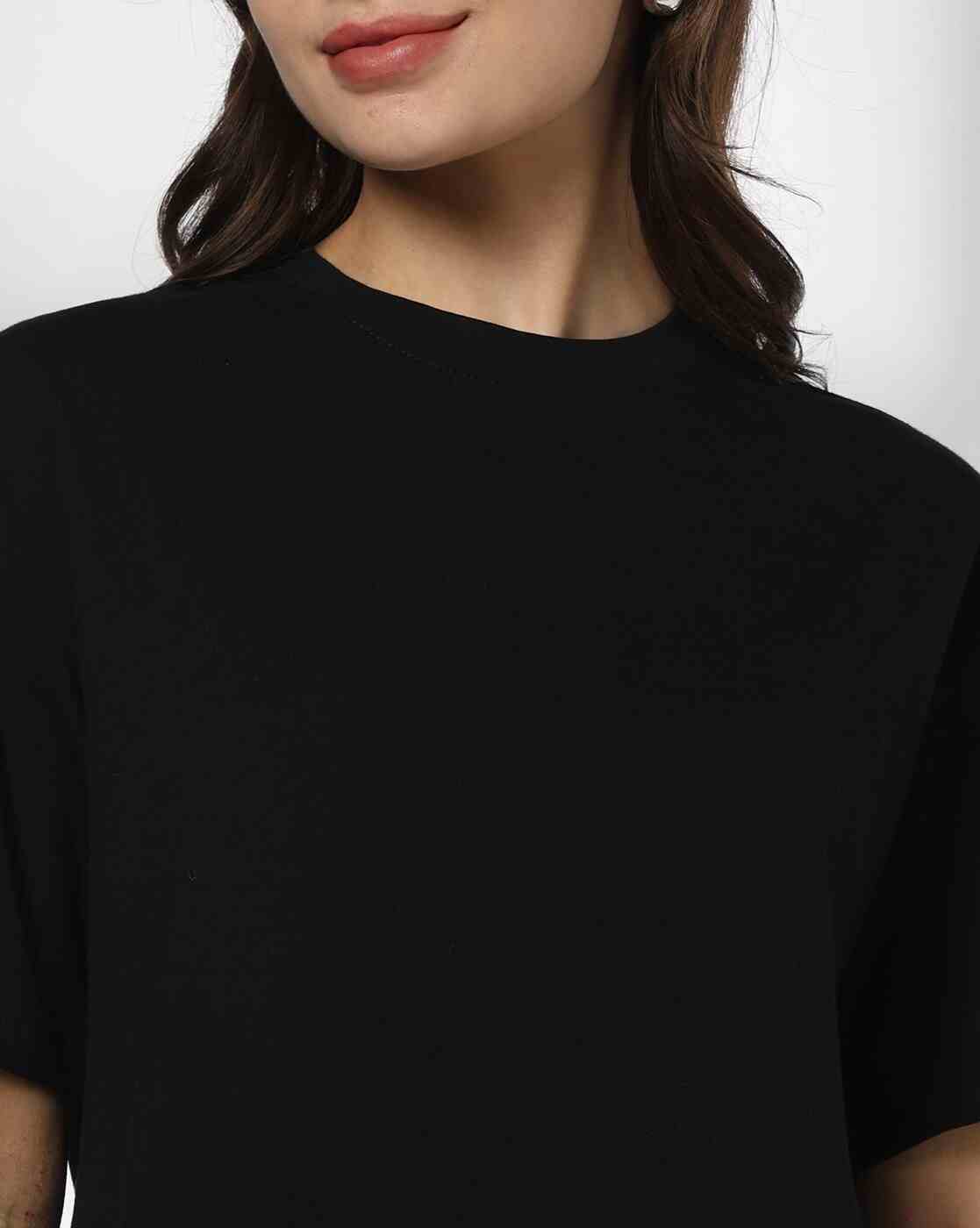 RIO BASIC | Women Boxy Fit Crew-Neck Cotton T-Shirt|3