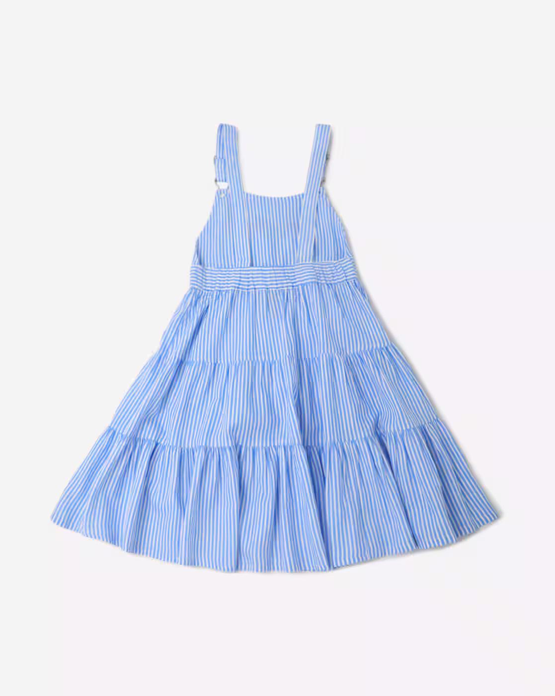 RIO GIRLS | Striped Dungaree Set|4