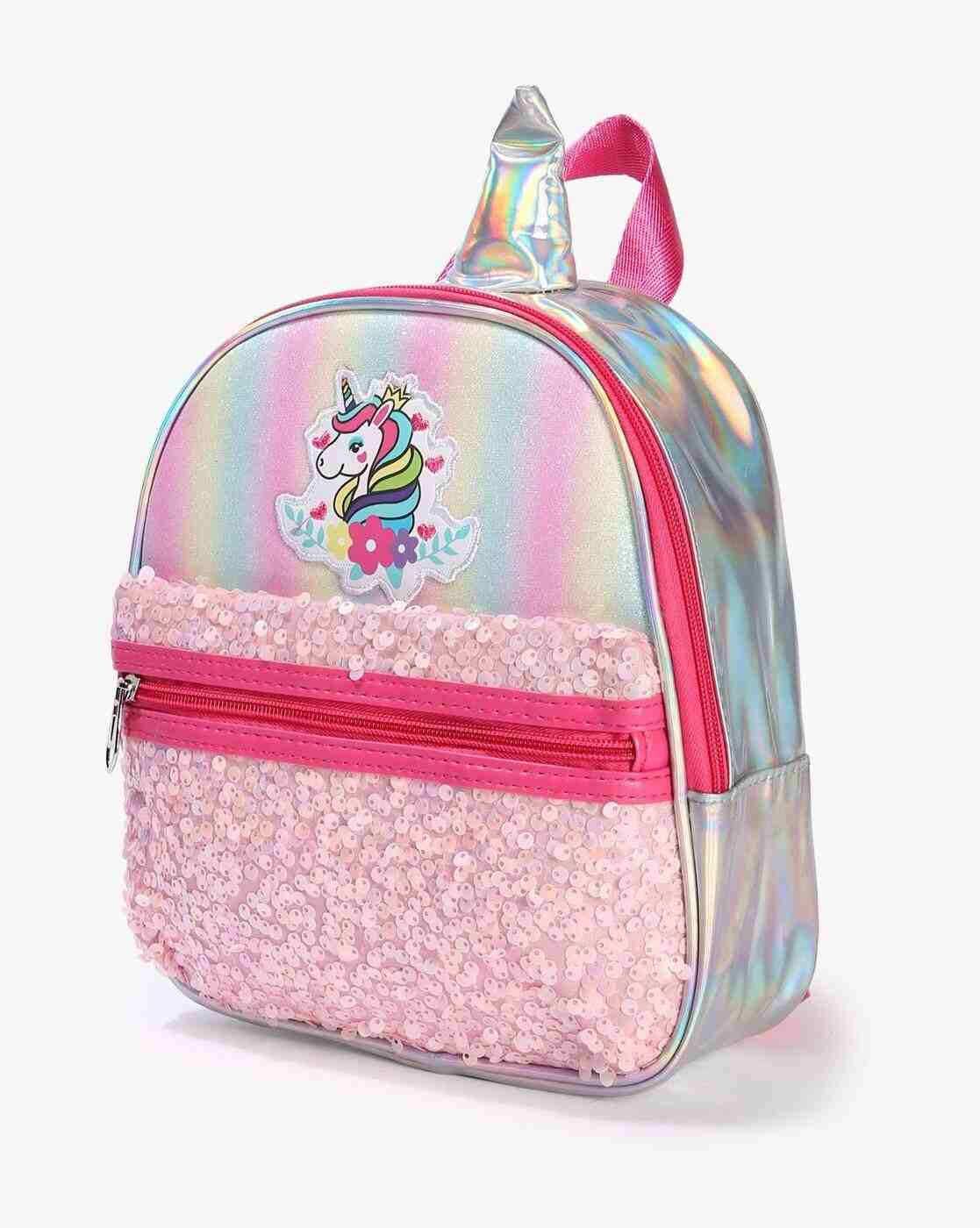 RIO GIRLS | Girls Embellished Backpack with Adjustable Strap|1