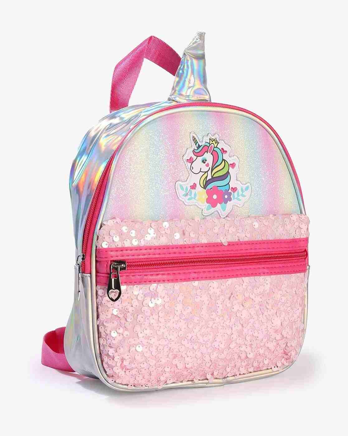 RIO GIRLS | Girls Embellished Backpack with Adjustable Strap|2