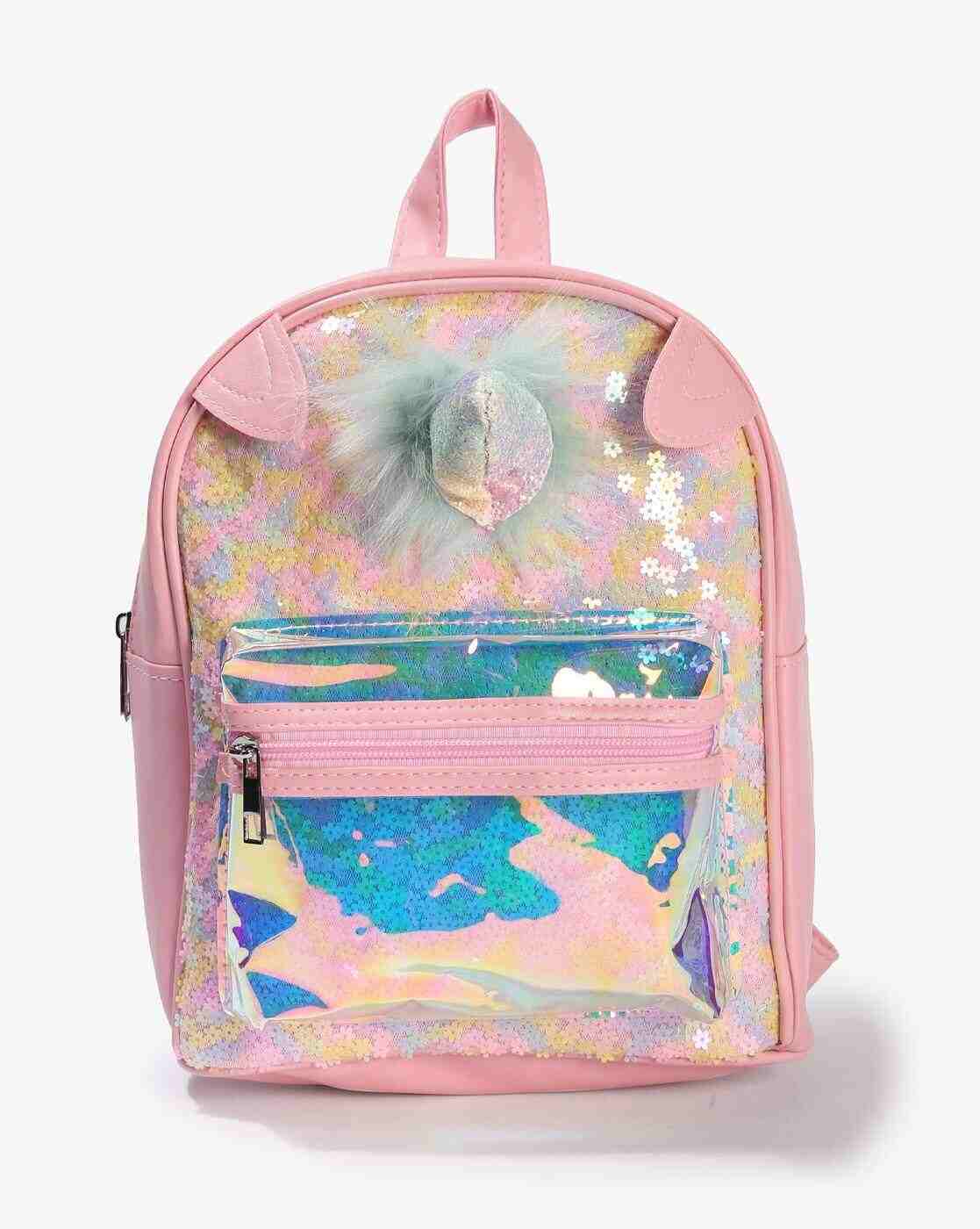 RIO GIRLS | Girls Embellished Backpack with Adjustable Strap|0