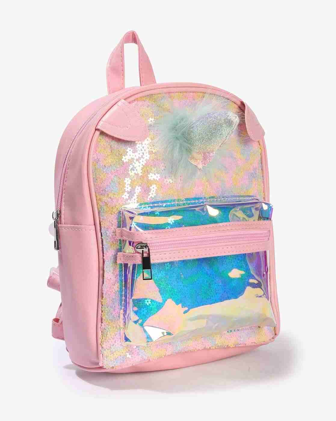RIO GIRLS | Girls Embellished Backpack with Adjustable Strap|2
