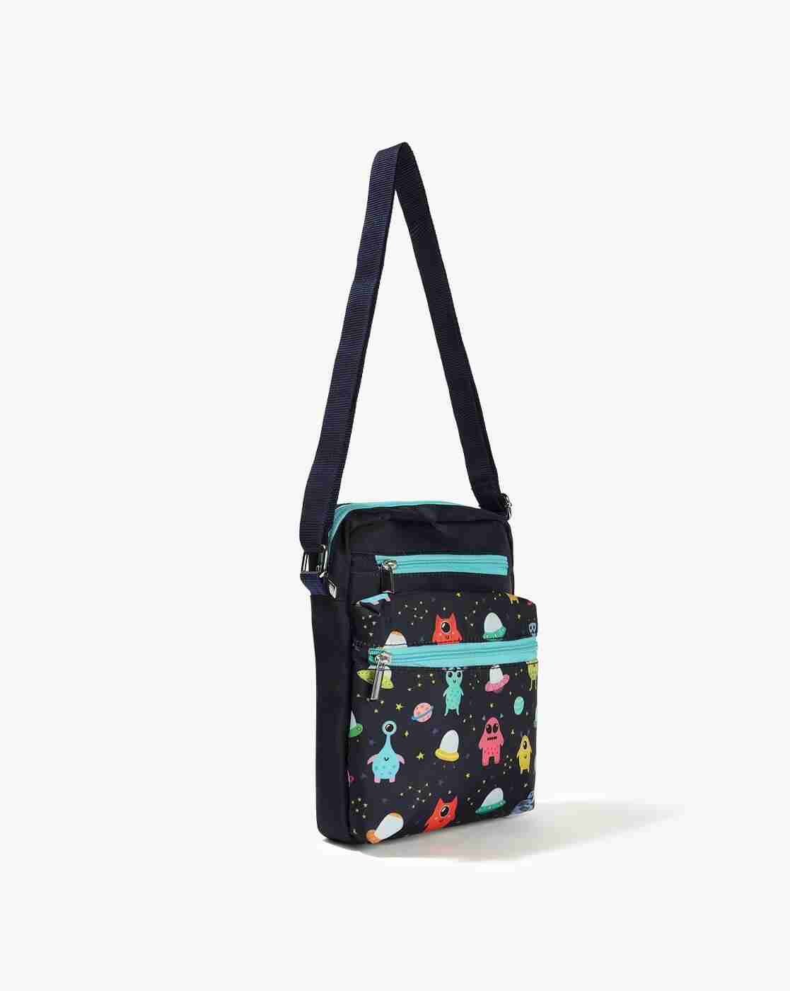 RIO GIRLS | Girls Printed Sling Bag with Wallet|2