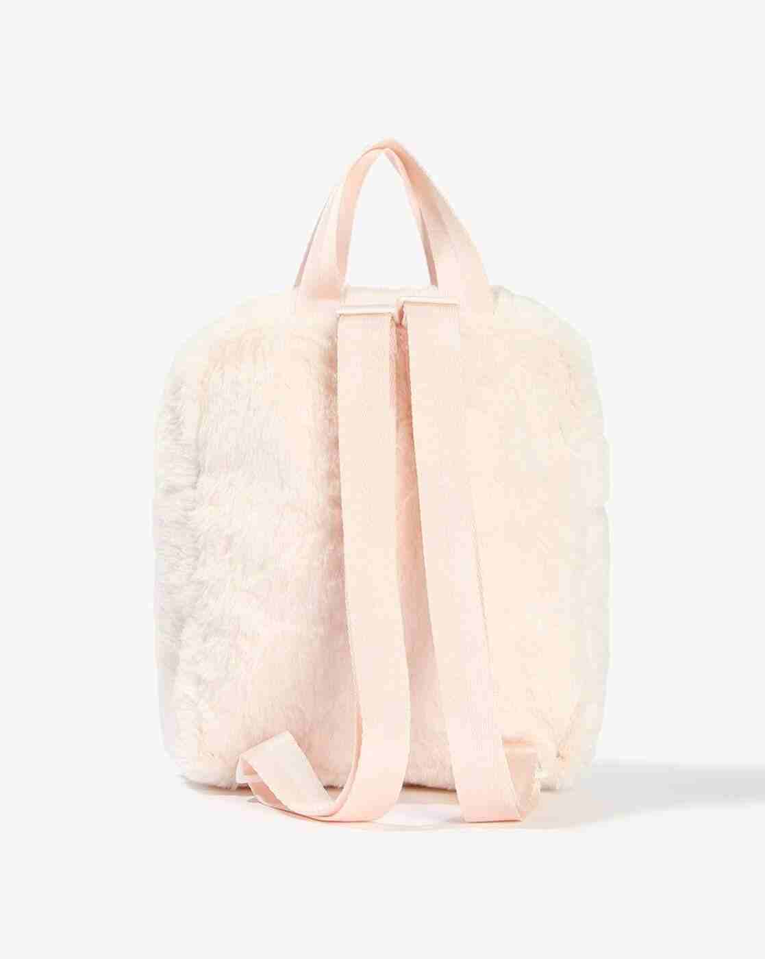 RIO GIRLS | Girls Fur Backpack with Adjustable Strap|2