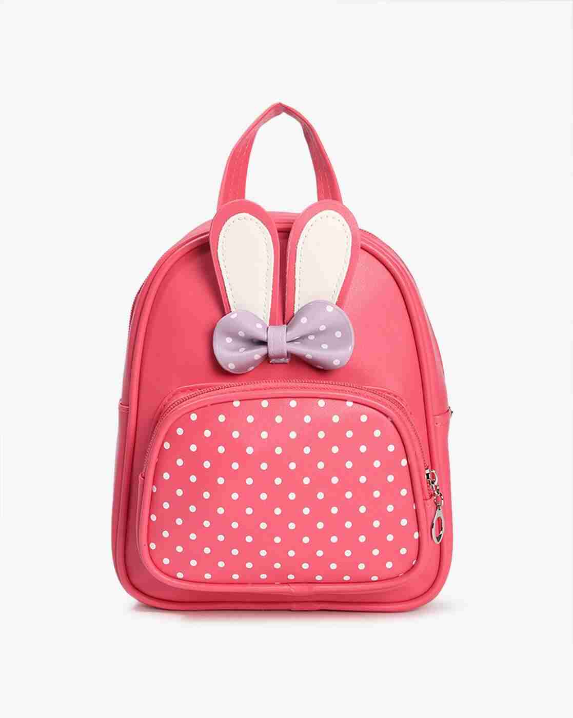 Girls Polka-Dot Print Backpack