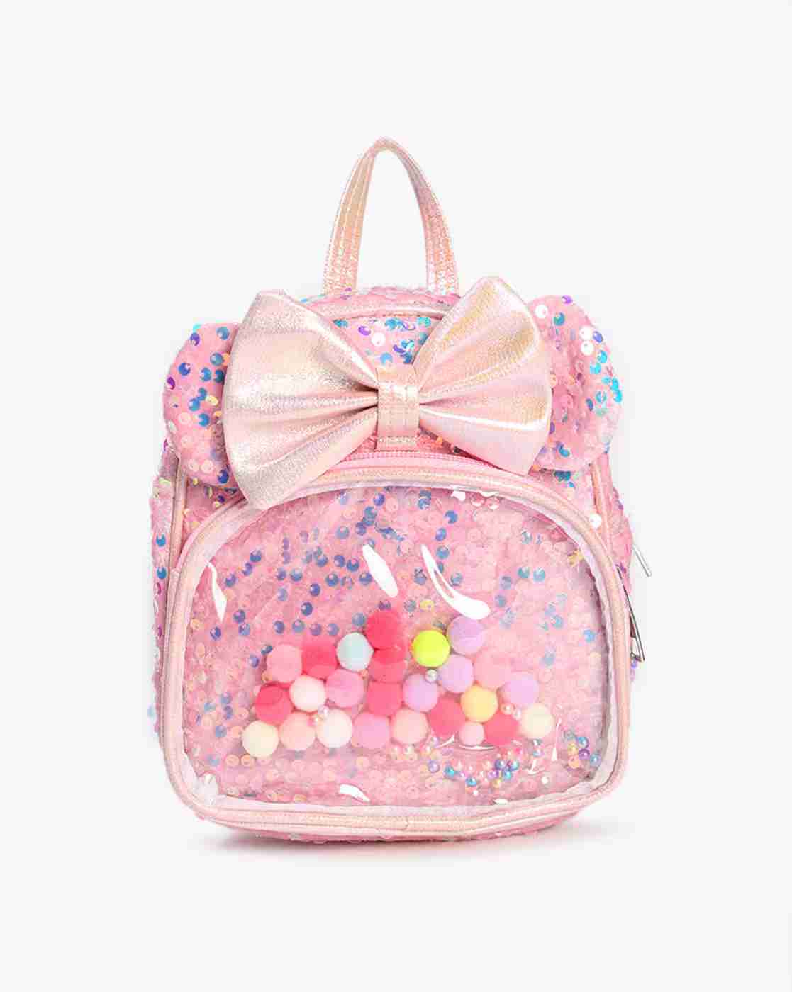 RIO GIRLS | Girls Sequin Embellished Bow Backpack|0