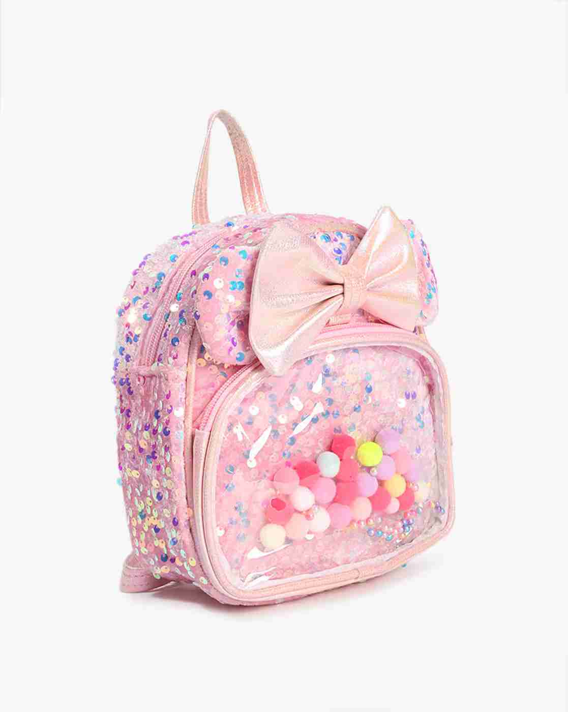 RIO GIRLS | Girls Sequin Embellished Bow Backpack|1