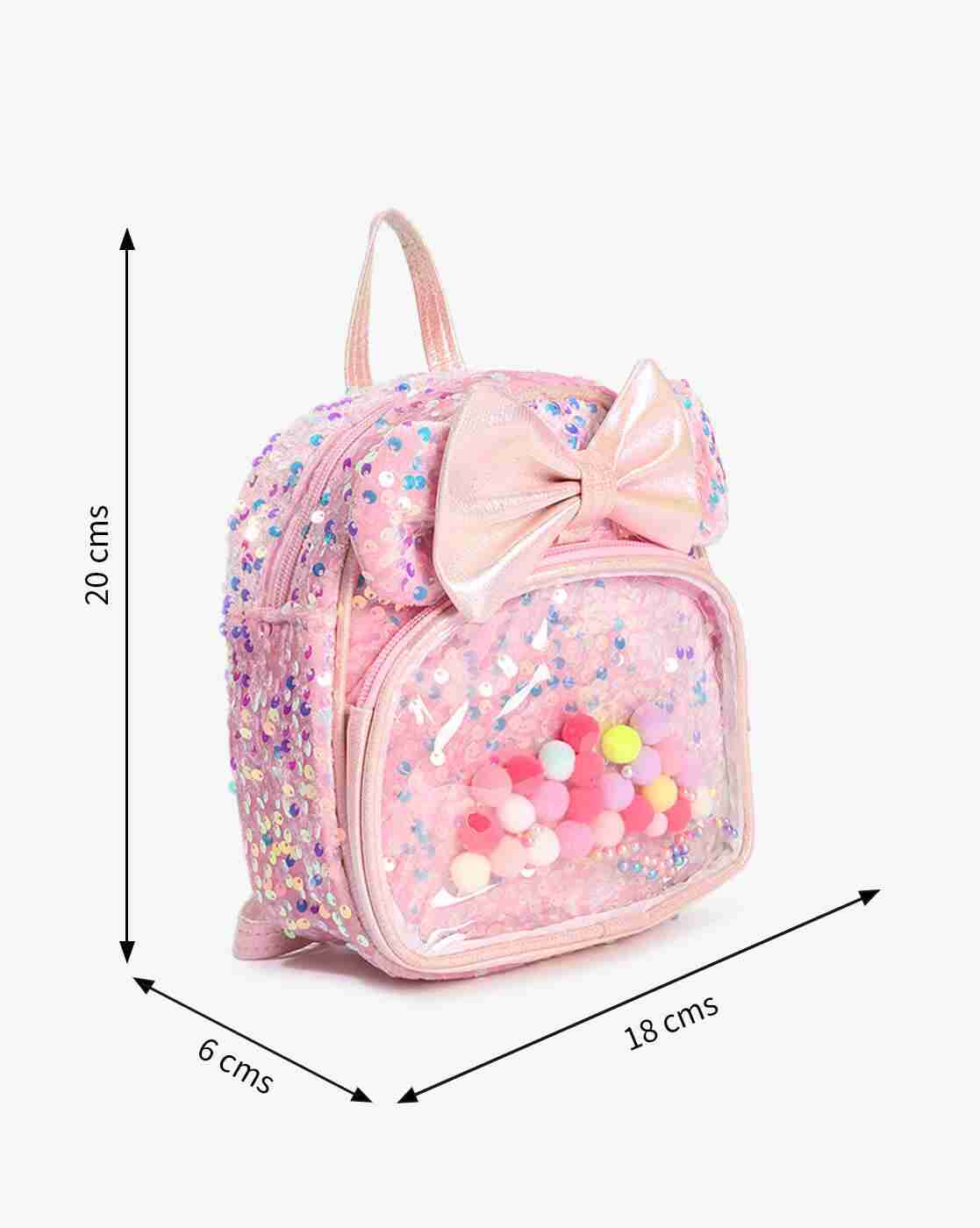RIO GIRLS | Girls Sequin Embellished Bow Backpack|2