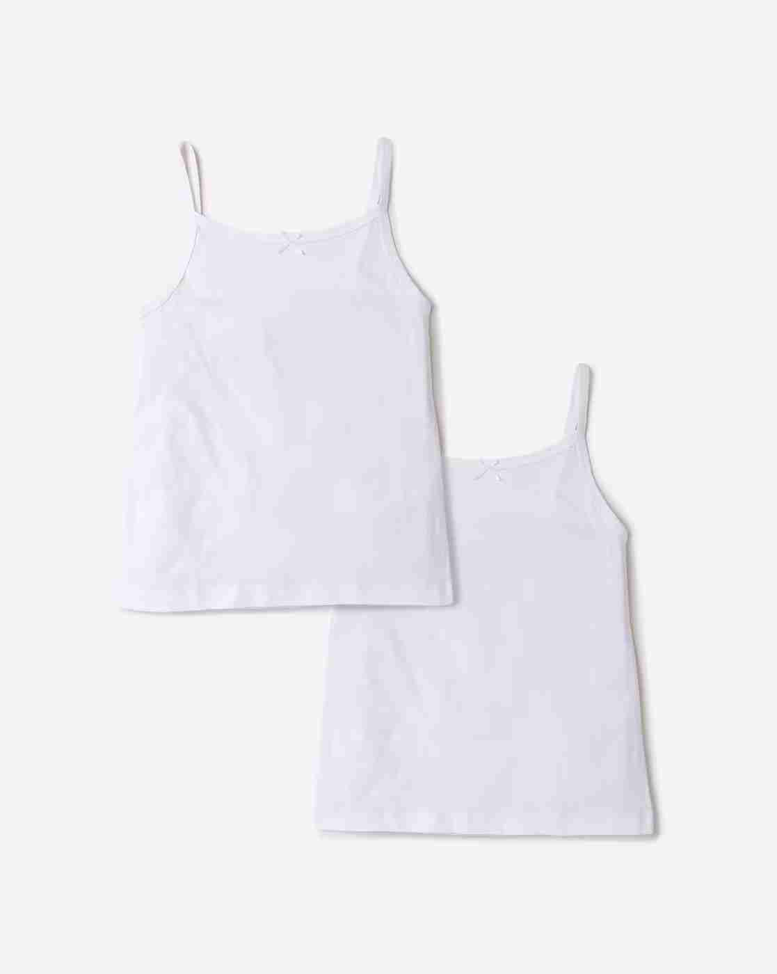 RIO GIRLS | Pack of 2 Cotton Camisoles|0