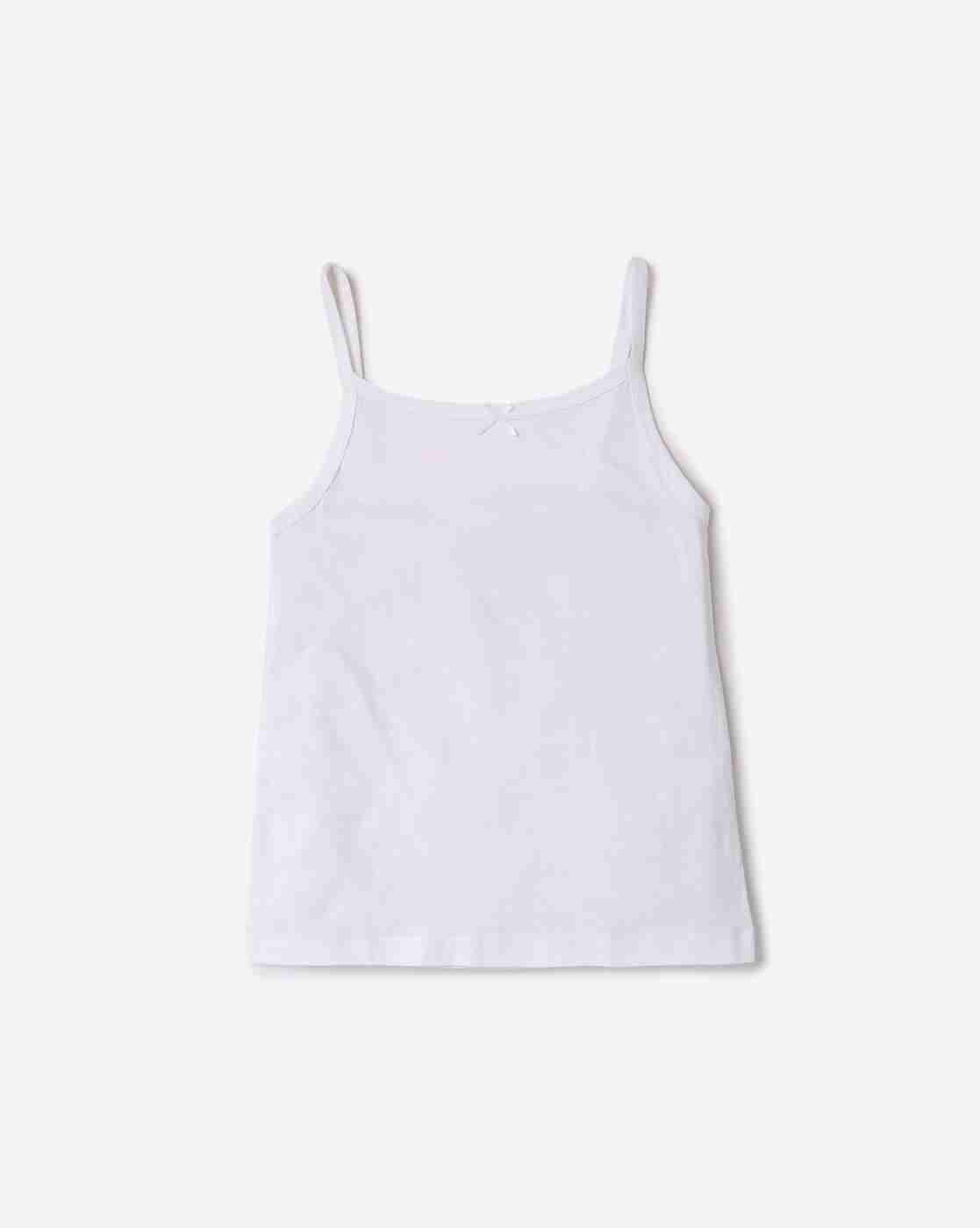 RIO GIRLS | Pack of 2 Cotton Camisoles|1