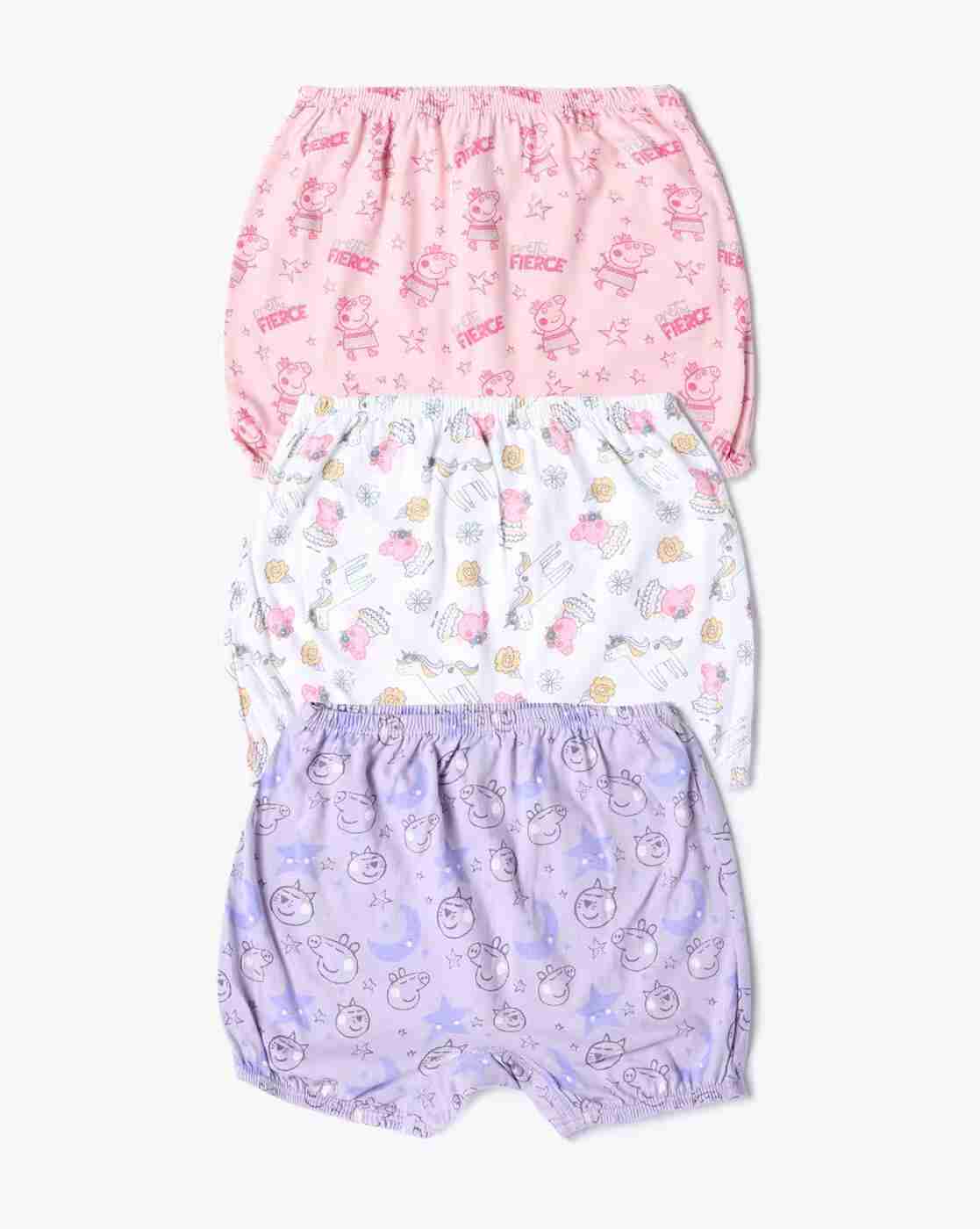 RIO GIRLS | Pack of 3 Peppa Pig Print Bloomers|0