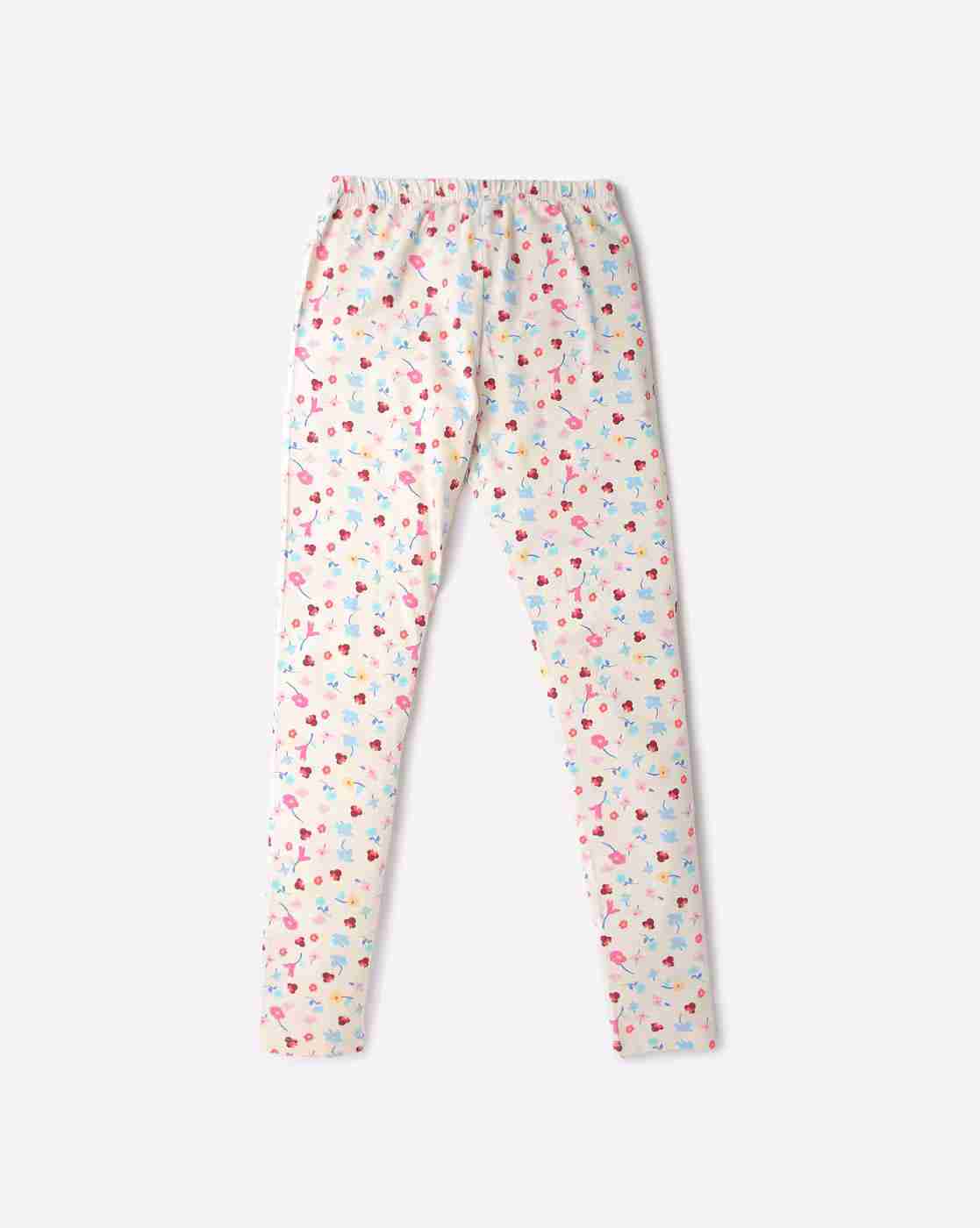 RIO GIRLS | Floral Print Leggings with Elasticated Waist|1