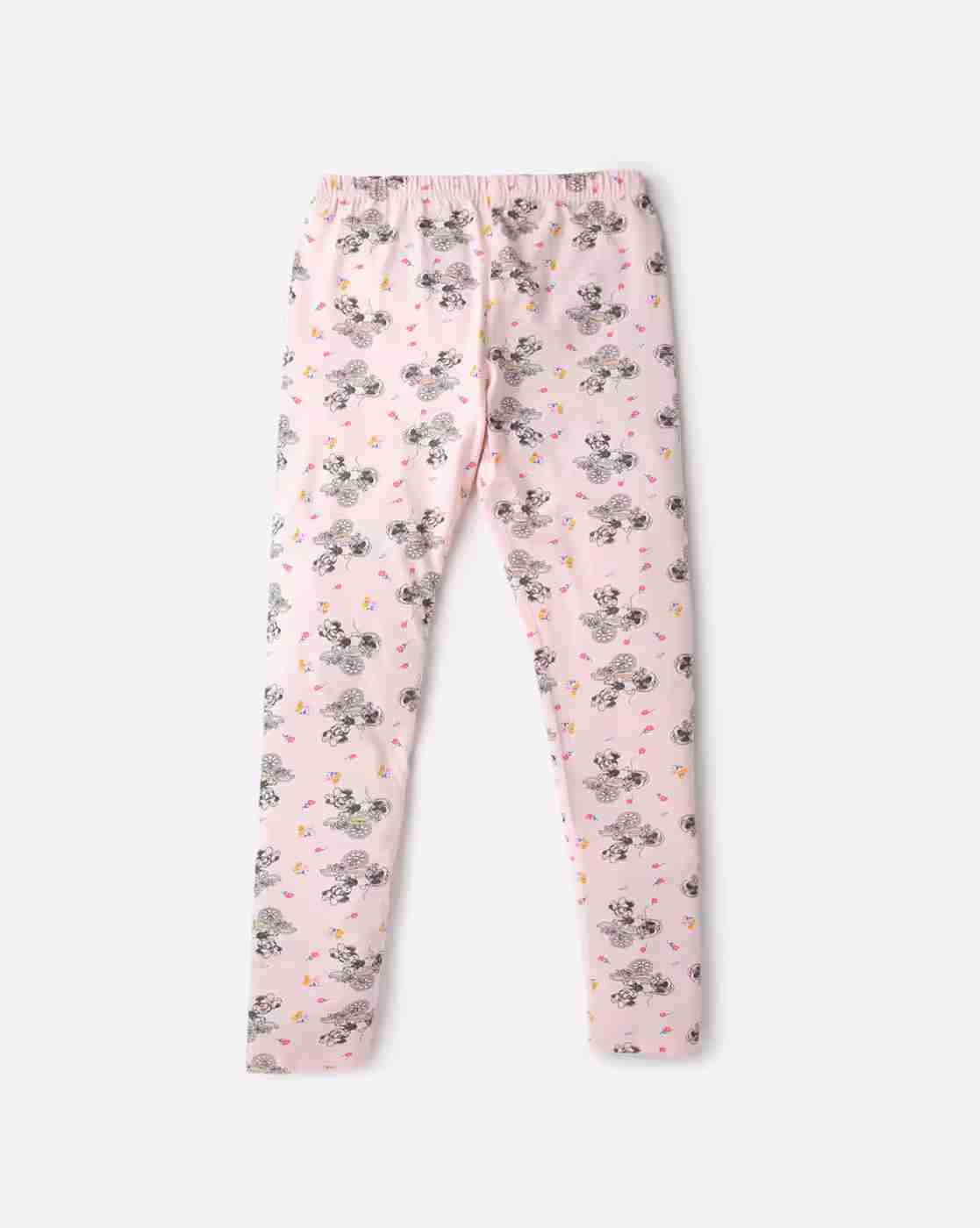 RIO GIRLS | Minnie Mouse Print Leggings with Elasticated Waist|1