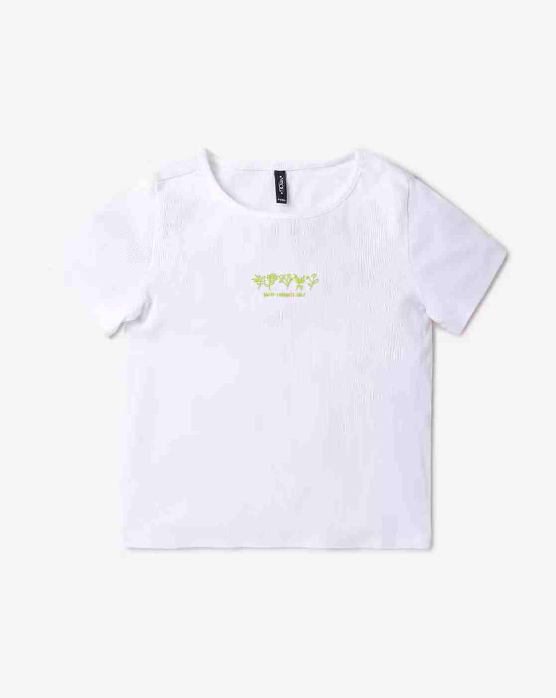 RIO GIRLS | Striped A-Line Dress with T-Shirt|1