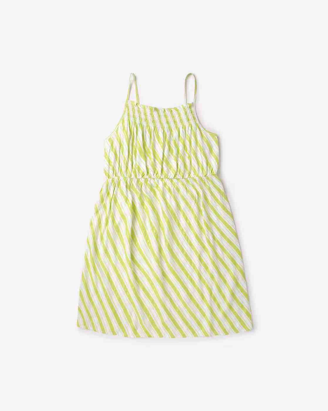 RIO GIRLS | Striped A-Line Dress with T-Shirt|3