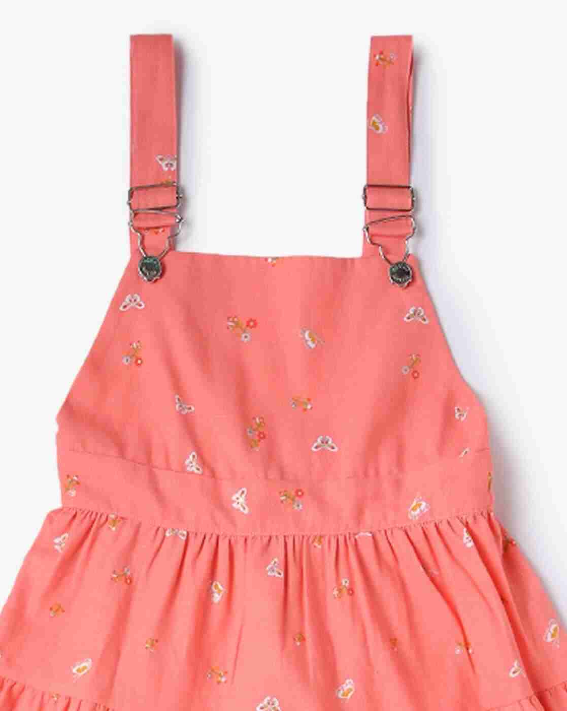 RIO GIRLS | Floral Print Dungaree with Top|6