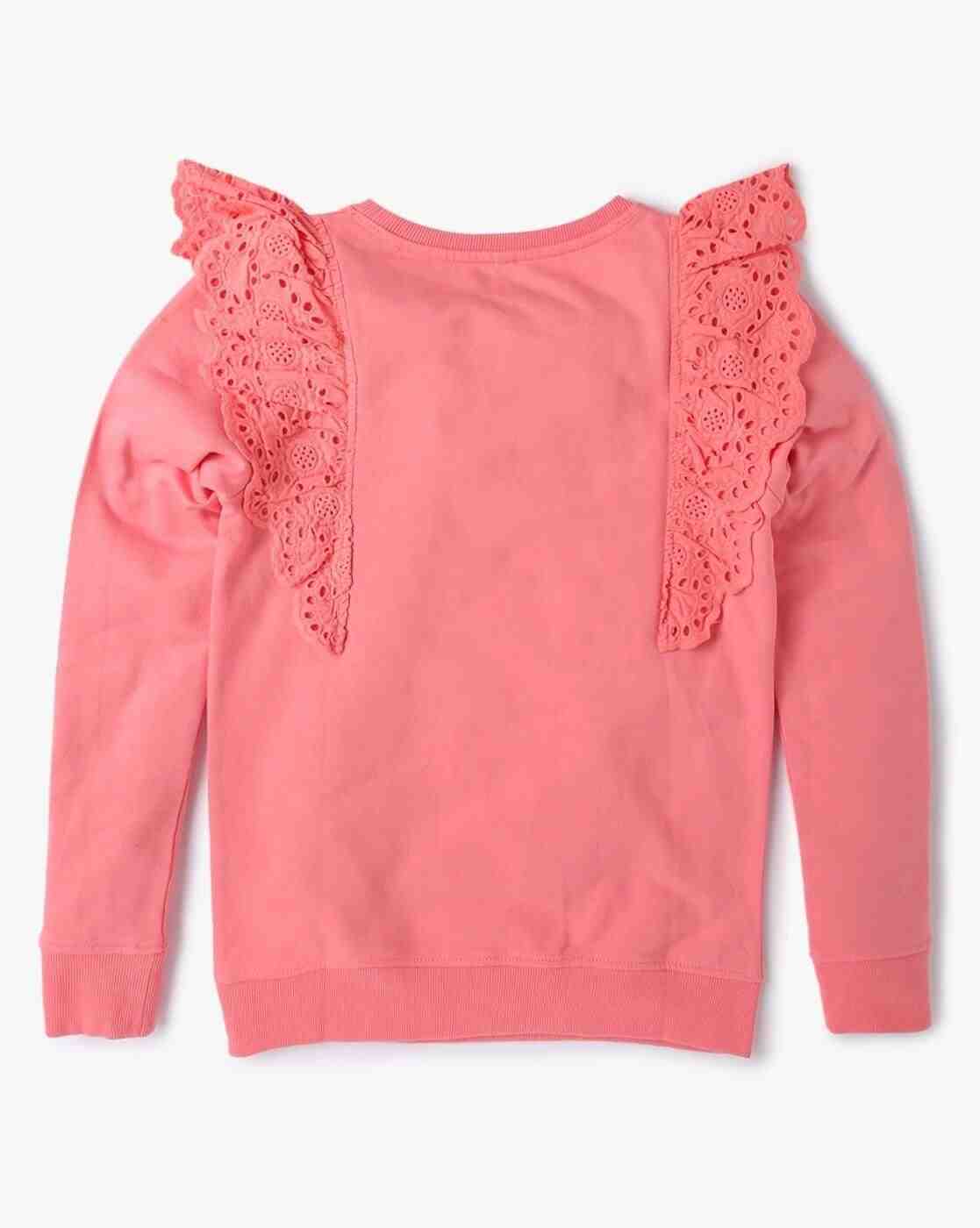 RIO GIRLS | Girls Sequin Embellished Round-Neck Sweatshirt|1