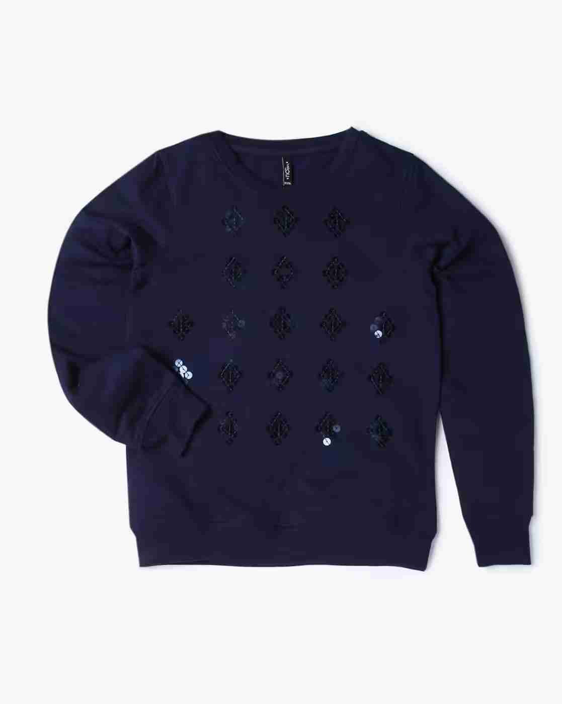 RIO GIRLS | Sequined Embellished Sweatshirt|0