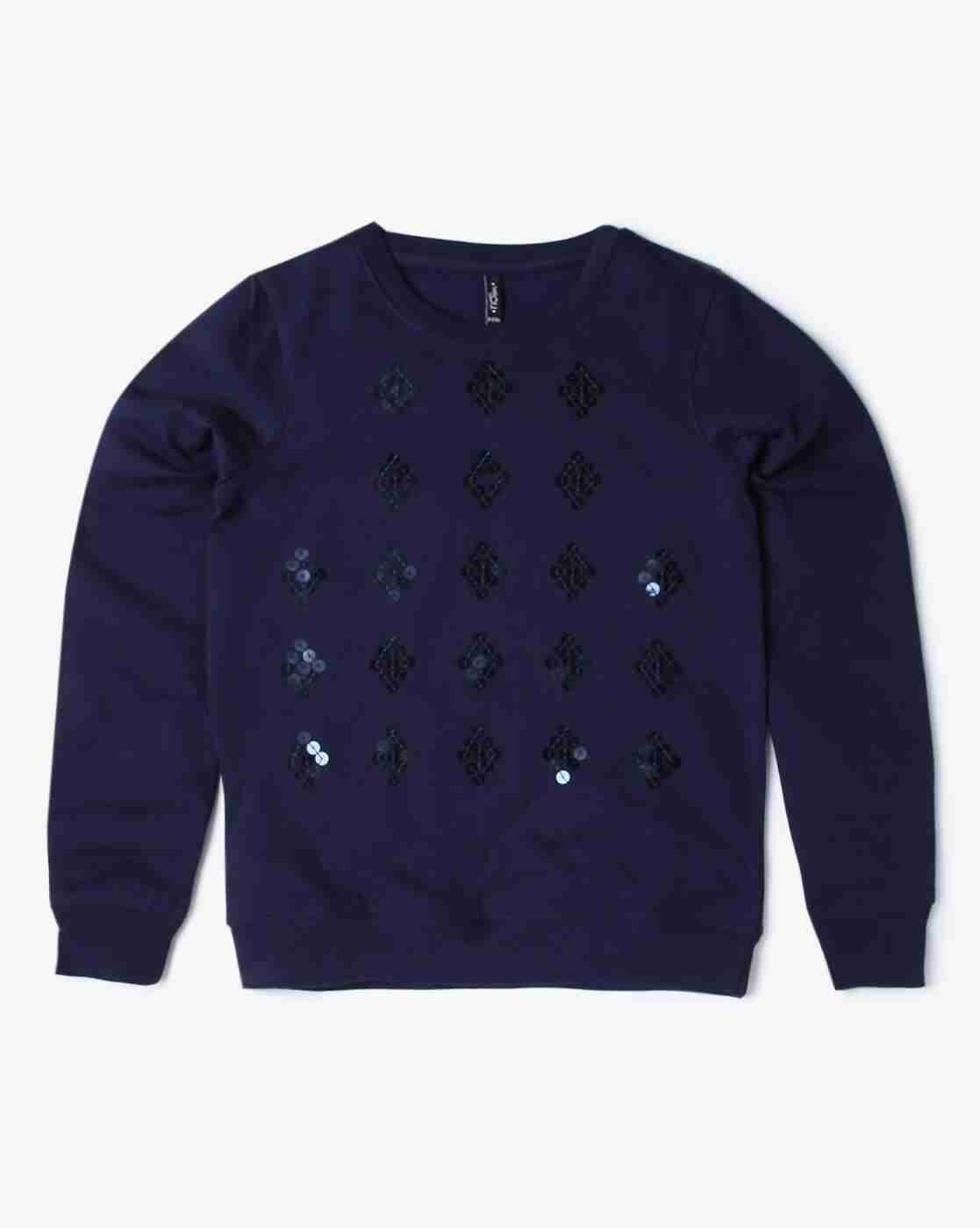 RIO GIRLS | Sequined Embellished Sweatshirt|1