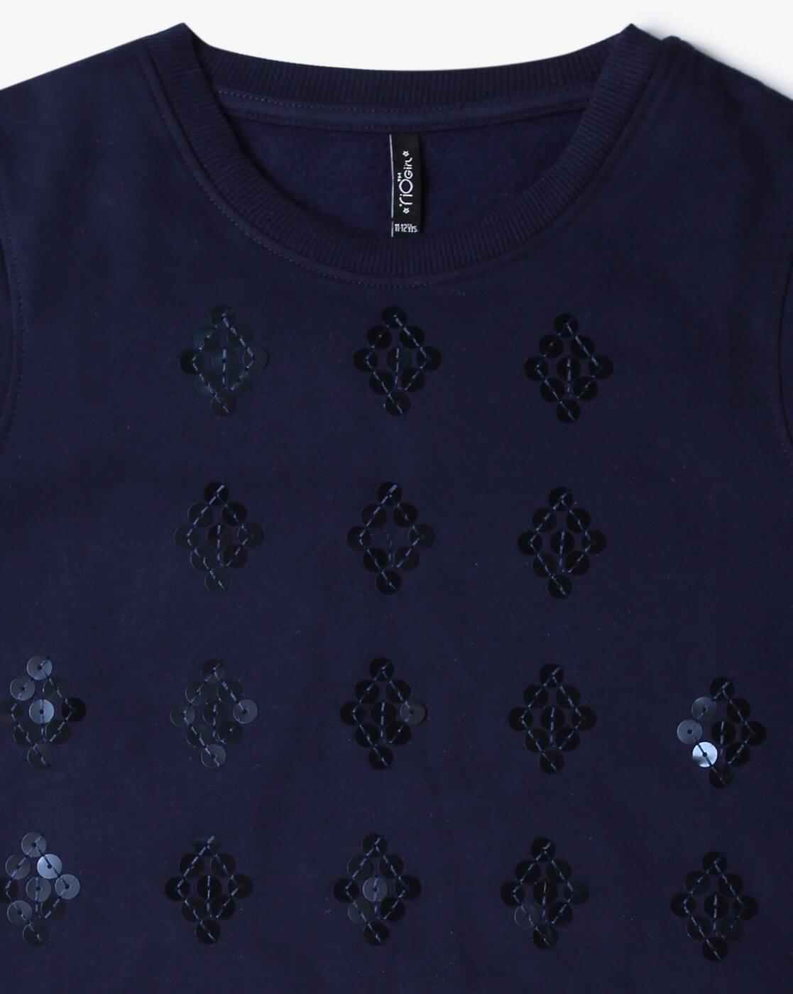 RIO GIRLS | Sequined Embellished Sweatshirt|3