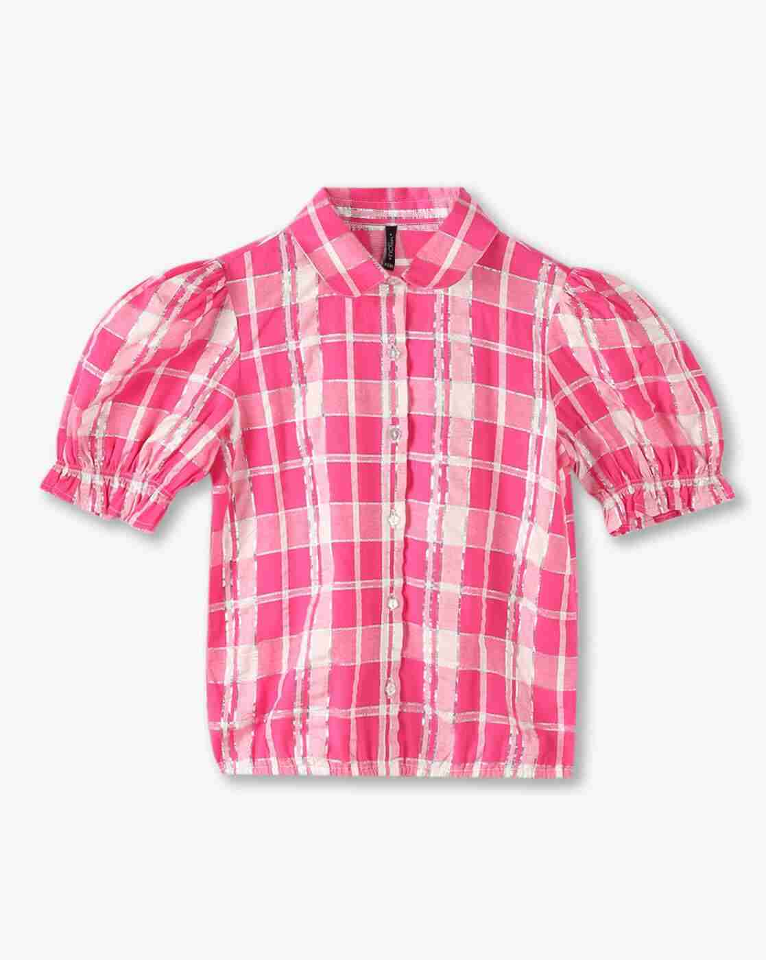 RIO GIRLS | Girls Checked Regular Fit Shirt|0