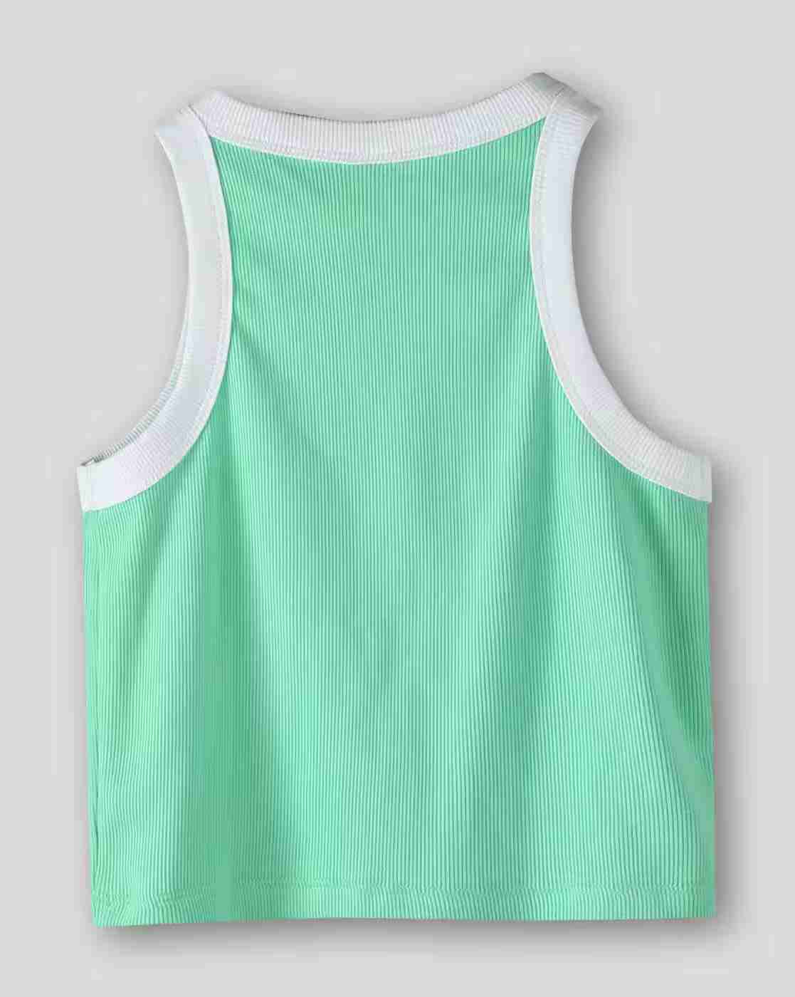 RIO GIRLS | Girls Relaxed Fit Dungaree with Ribbed Top Set|2