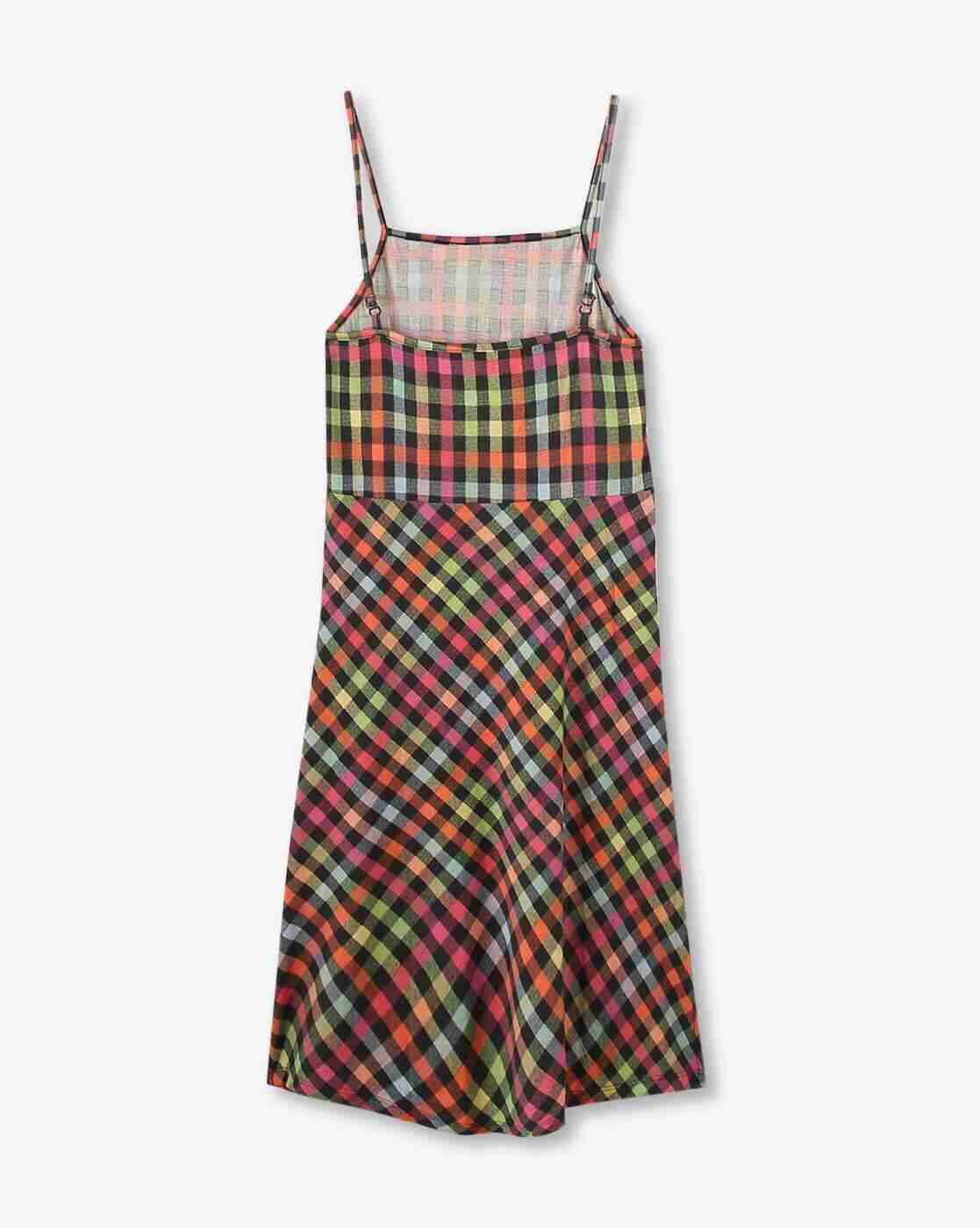 RIO GIRLS | Girls Checked A-Line Dress with Top set|4
