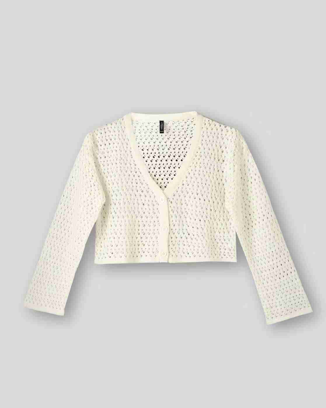 RIO GIRLS | Girls Relaxed Fit Cropped Cardigan|0