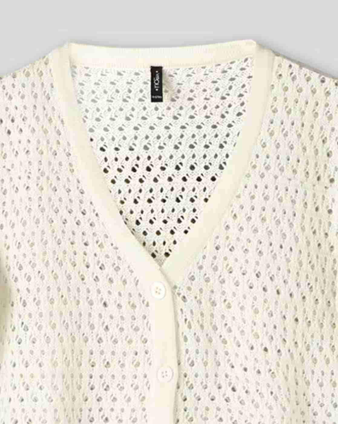 RIO GIRLS | Girls Relaxed Fit Cropped Cardigan|2