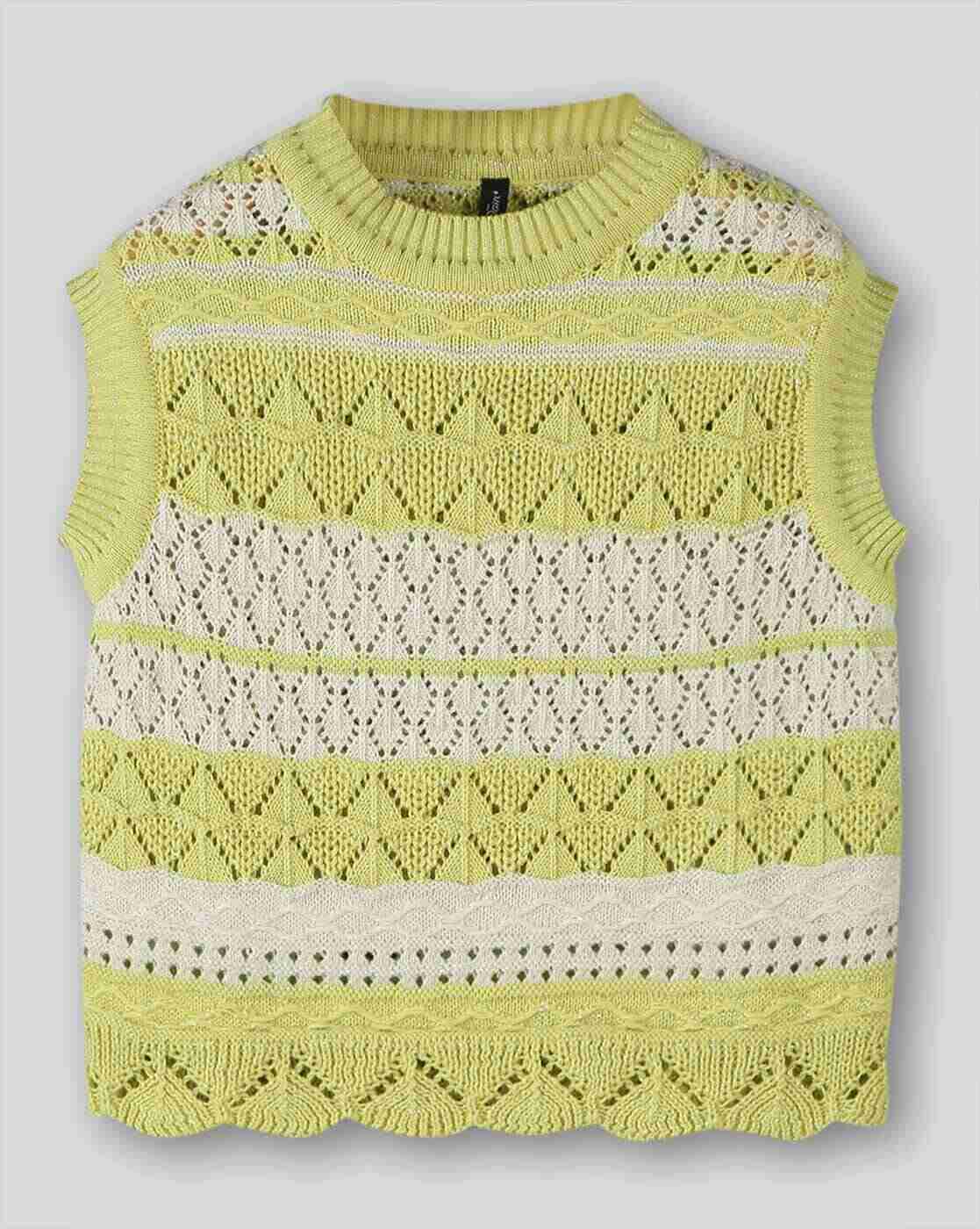 RIO GIRLS | Girls Knitted Round-Neck Sweater|0