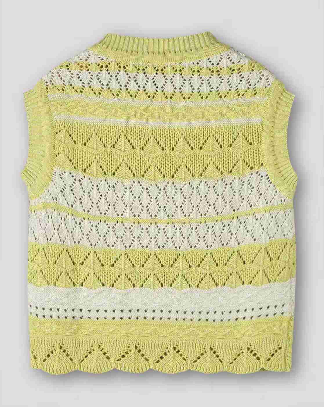 RIO GIRLS | Girls Knitted Round-Neck Sweater|1
