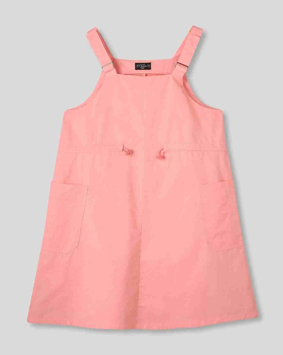 RIO GIRLS | Girls Relaxed Fit Square-Neck Dungarees|4